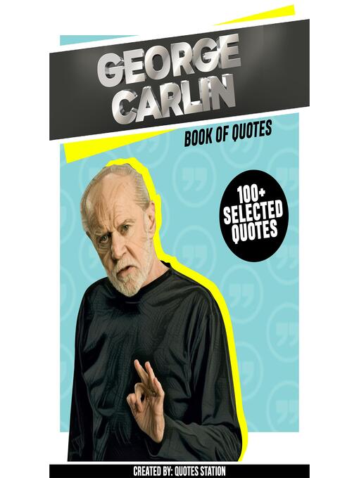 Title details for George Carlin by Quotes Station - Available